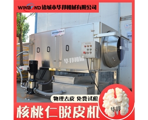 專L款核桃仁去皮機(jī) 物理核桃仁脫皮機(jī) 核桃仁加工流水線